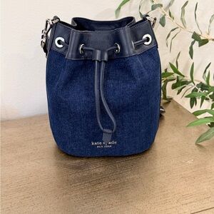 Kate Spade Blue Denim Bag